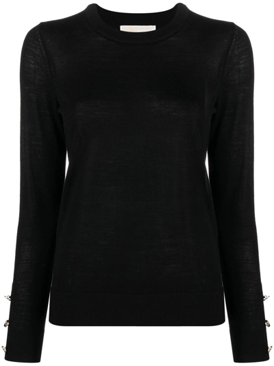 Michael Kors Crew Neck Sweater In Black