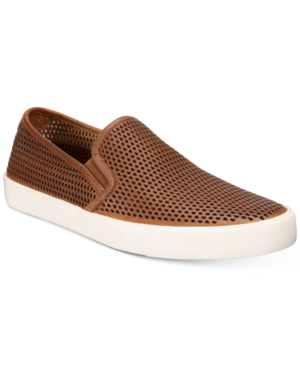frye men's brett perf slip on sneaker