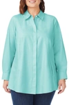 Foxcroft Cici Tunic Blouse In Oceanside