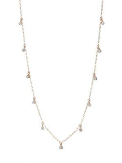 Zoë Chicco Women's 14k Yellow Gold & Bezel-set Diamond Necklace