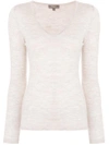 N•peal Super Fine Cashmere Sweater In Neutrals