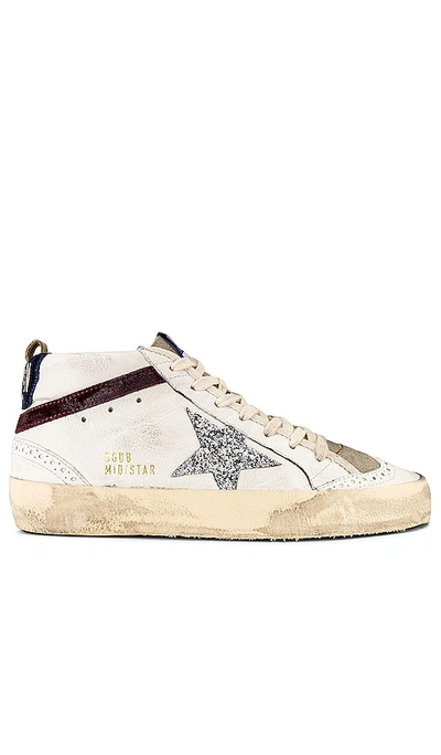 Golden Goose Sneakers Mid Star In White