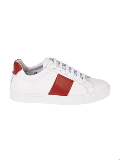 National Standard Classic Sneakers In White Red