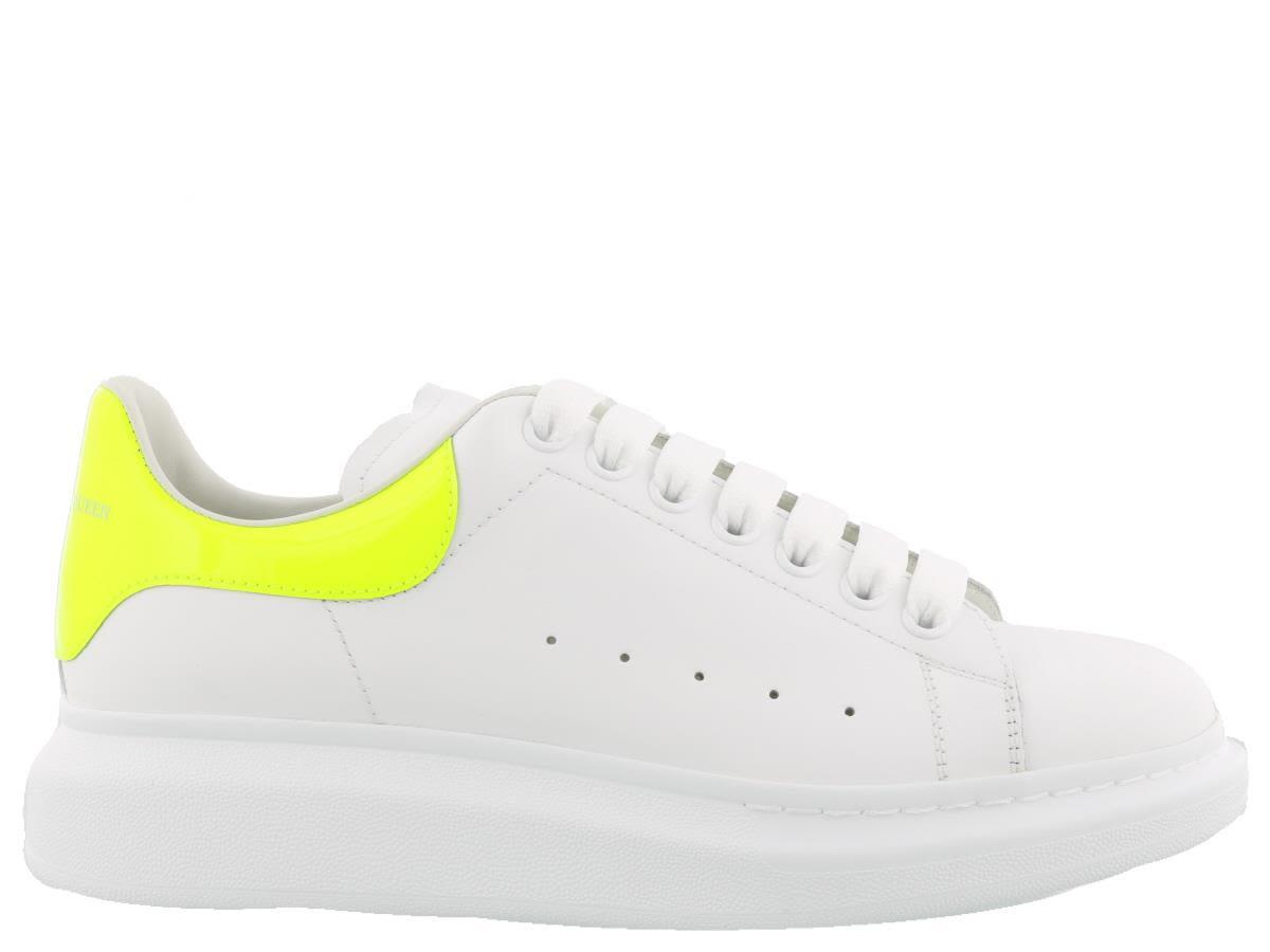 white and yellow alexander mcqueen
