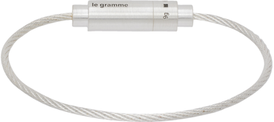 Le Gramme Silver 'le 9g' Cable Bracelet