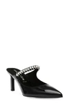 Anne Klein Rhiannon Crystal Pointed Toe Pump In Black