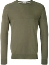 Paolo Pecora Crew Neck Sweater In Green
