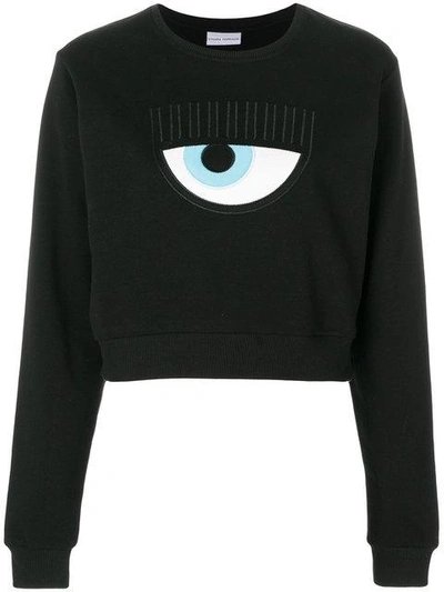 Chiara Ferragni Logo Sweatshirt - Black