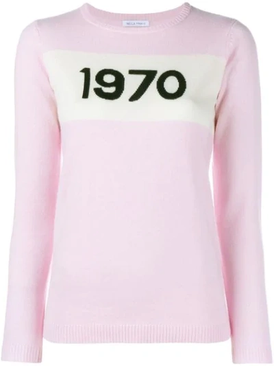 Bella Freud 1970 Light Pink Wool Jumper