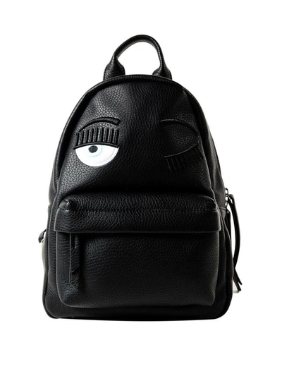 Chiara Ferragni Backpack Eco Small In Black