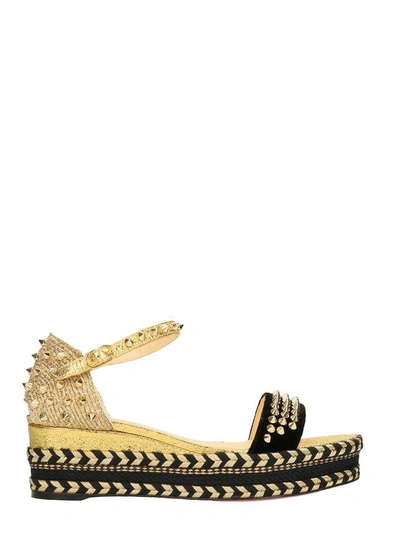 Christian Louboutin Madmonica Espadrillas Wedge Sandal In