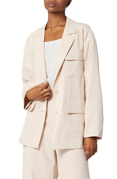 Equipment Single-breasted Blazer In Tan