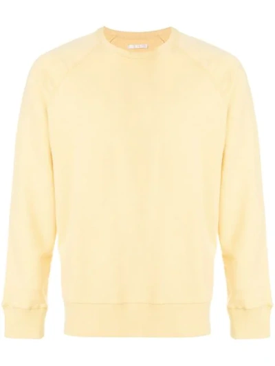 Our Legacy Classic Crew Neck Sweatshirt In Yellow