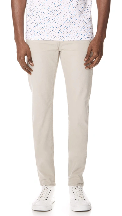 7 For All Mankind Adria Pants In White Onyx