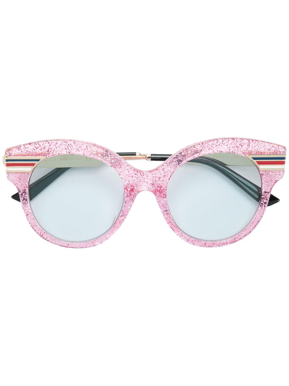 gucci sunglasses pink glitter