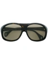 Gucci Oversized Aviator-sized Glasses In Brown