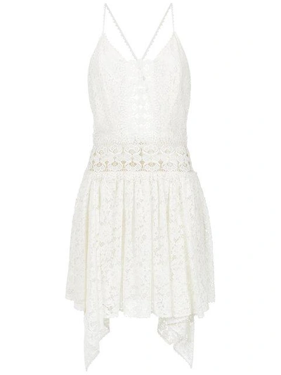 Martha Medeiros Melissa Lace Dress In White