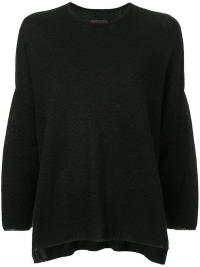 Oyuna Crew Neck Jumper In Black