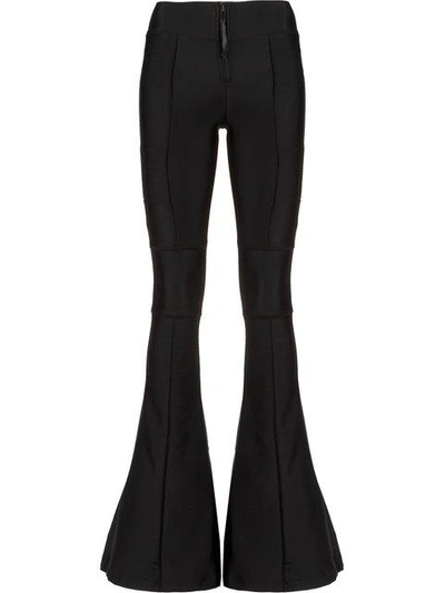 Andrea Bogosian Panels Flared Trousers - Black