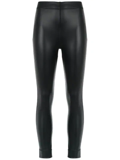 Gloria Coelho Prisma Patent Trousers In Black