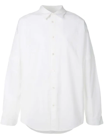 Helmut Lang Distorted Arm Shirt In White