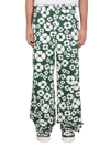 Marni X Carhartt Wip Green Floral Pants