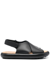 Camper Pelotas Flota Slingback Sandals In Black