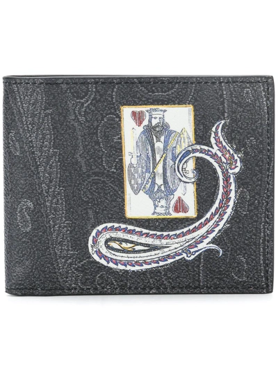 Etro King Of Hearts Wallet