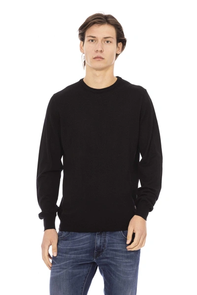 Baldinini Trend Black Fabric Men's Sweater