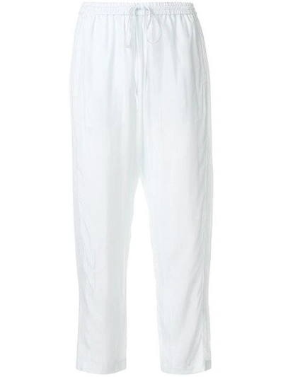 Ilaria Nistri Drawstring Waist Trousers In Blue