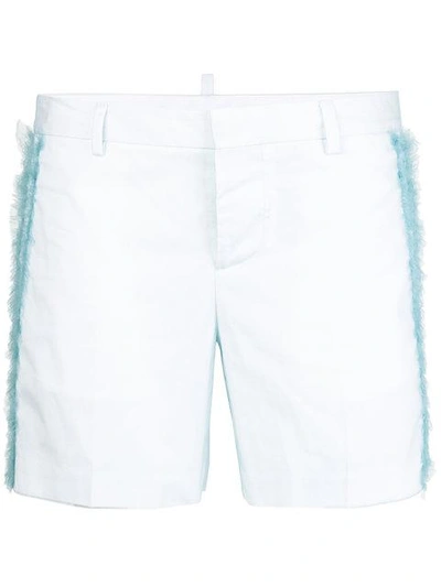 Dsquared2 Tinsel Detail Shorts - White