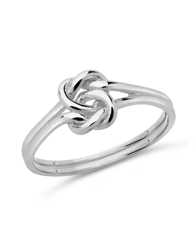 Sterling Forever Sterling Silver Intricate Knot Ring