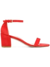 Stuart Weitzman Simple Sandals In Red