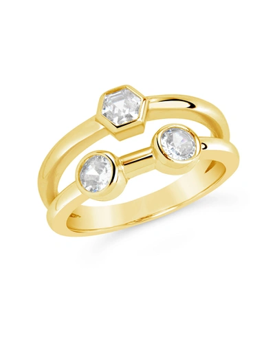 Sterling Forever Lou Ring In Gold
