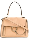 Chloé Faye Day Medium Bag In Neutrals