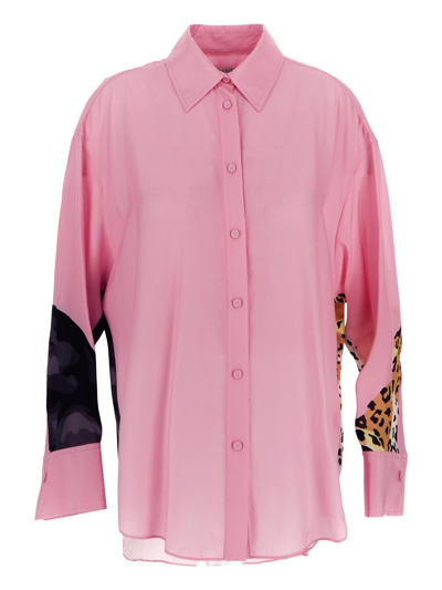 K Krizia Panthers Shirt In Pink
