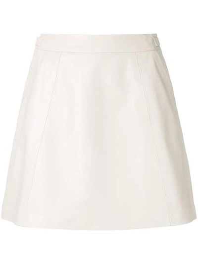 Loveless A-line Mini Skirt - Neutrals