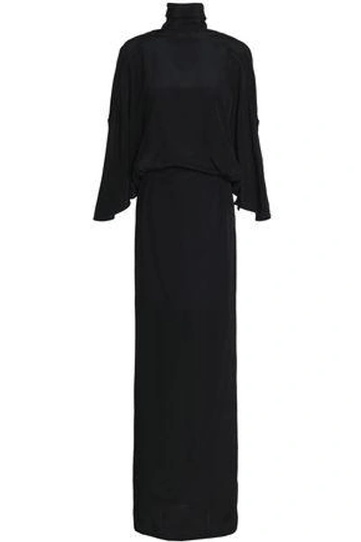 Chalayan Woman Tie-back Silk Gown Black