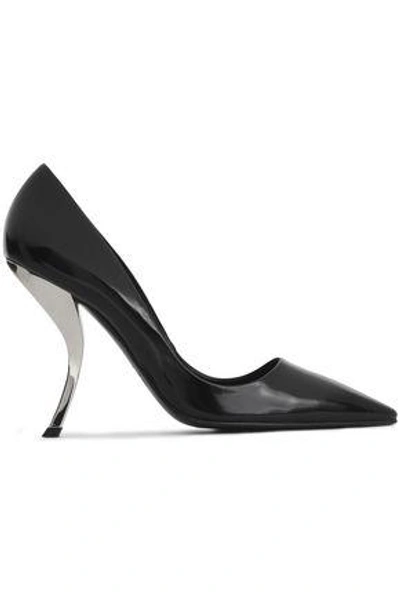 Roger Vivier Woman Glossed-leather Pumps Black