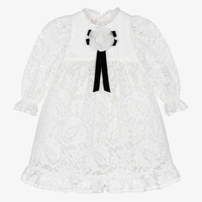 Childrensalon Occasions Kids' Girls White Lace Dress