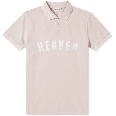 Saint Laurent Heaven Polo In Pink