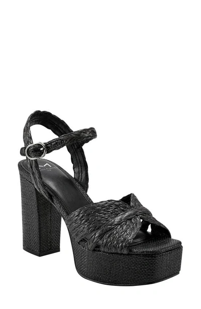 Marc Fisher Ltd Chela Platform Sandal In Black 001