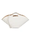 Alaïa Khaima Medium Leather Top-handle Bag In Neutral