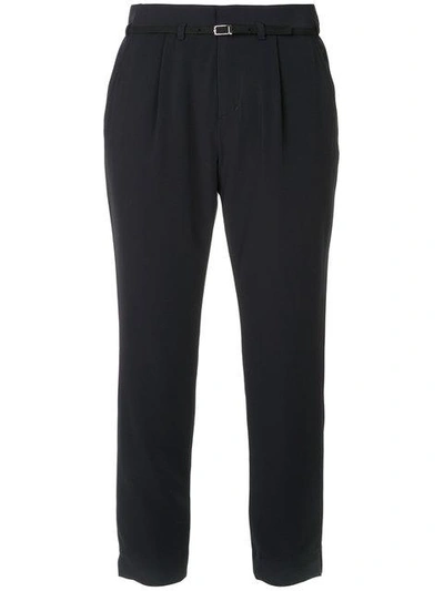 Guild Prime Belted Tailored Trousers In Blue