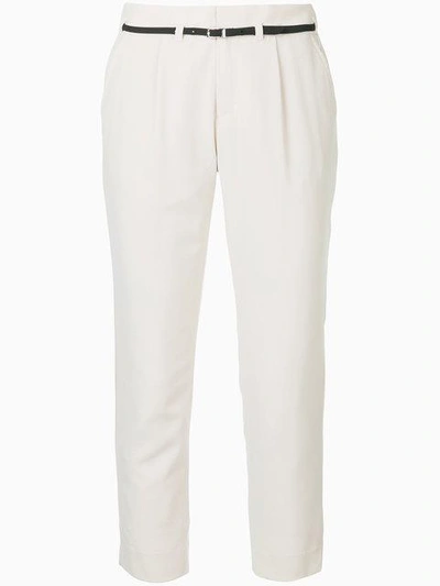 Guild Prime Belted Tailored Trousers - White