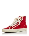 Re/done Women's 90's High Top Sneakers In Red