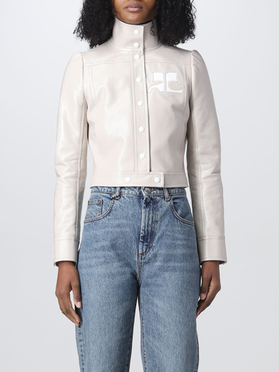 Courrèges Courreges  Vinyl Jacket In Grey