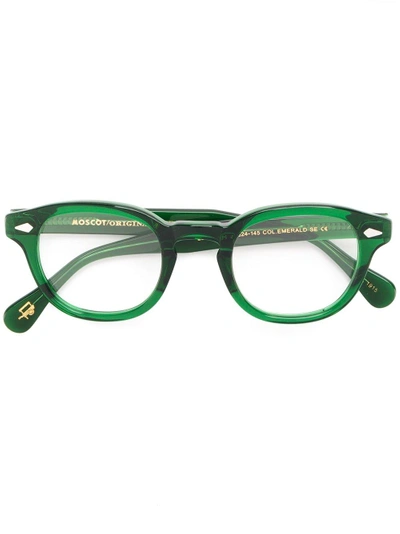 Moscot 'lemtosh' Glasses In Green