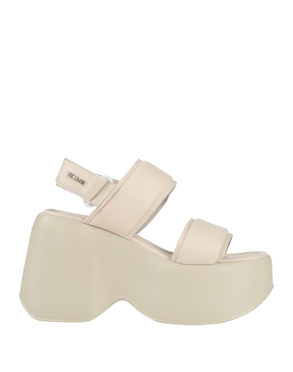 Vic Matie 65mm leather mules - White