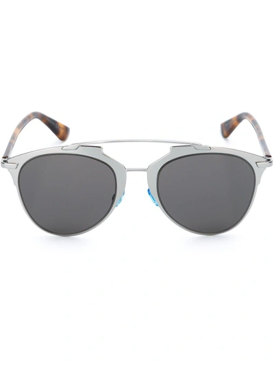 Dior 'reflected' Sunglasses In Metallic